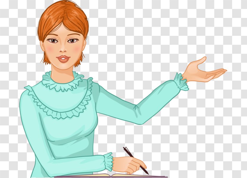 Cartoon Finger Hand Gesture Secretary - Employment Thumb Transparent PNG