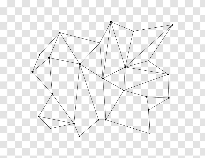 Triangle Paper Point - Symmetry - Geometric Polygonal Transparent PNG
