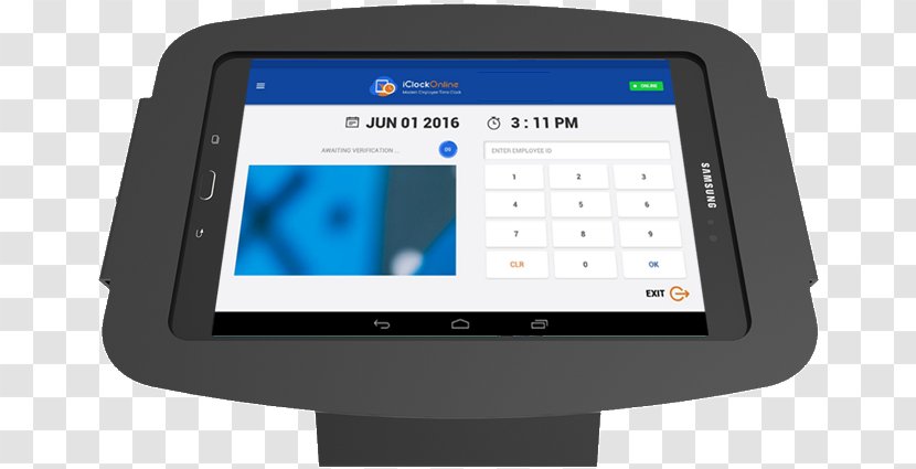 Feature Phone Computer Terminal Handheld Devices Time & Attendance Clocks And - Clock Transparent PNG