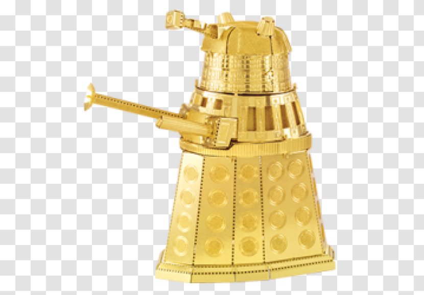 K9 Sheet Metal Doctor TARDIS - Brass Transparent PNG