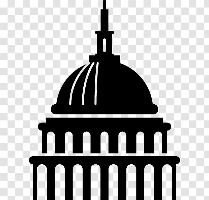 United States Capitol Dome Building Transparent PNG