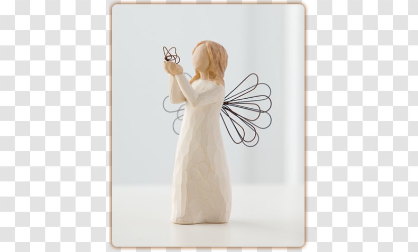Willow Tree Figurine Angel Sculpture Flower - Fictional Character Transparent PNG