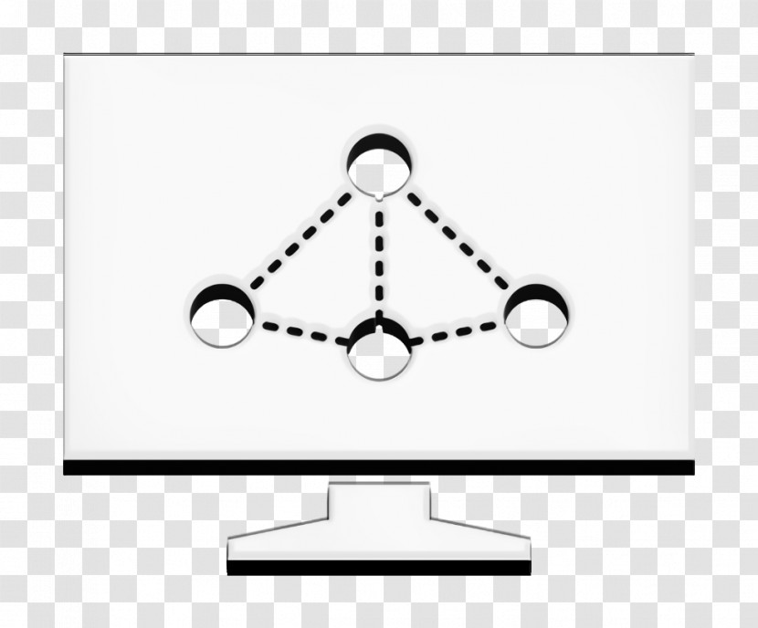 Monitor Icon Networking Icon Facebook Pack Icon Transparent PNG