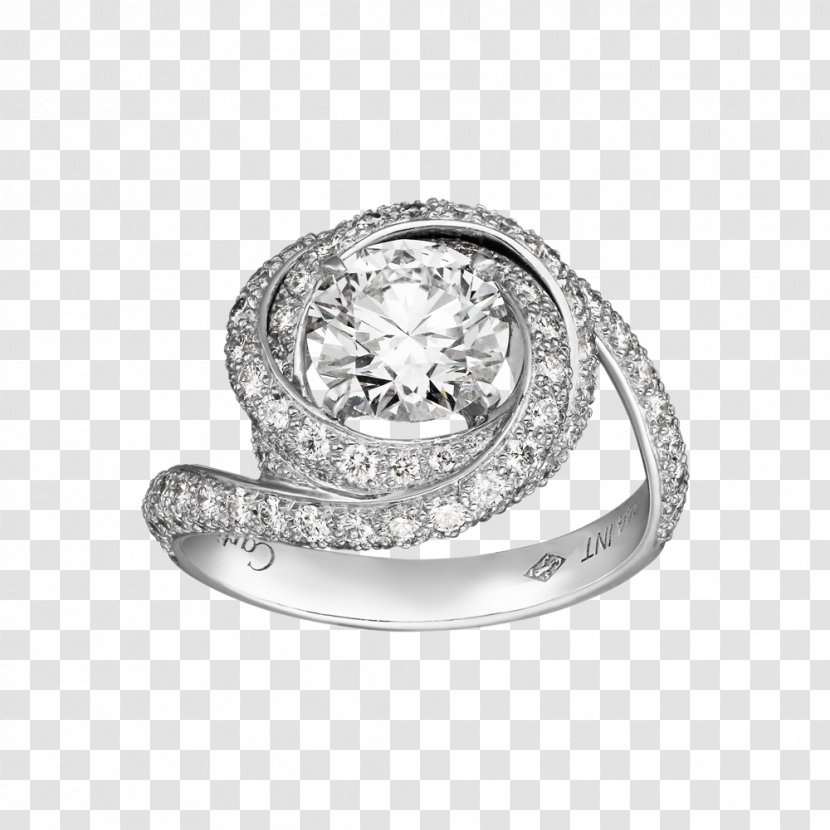 Engagement Ring Cartier Wedding Solitaire Transparent PNG