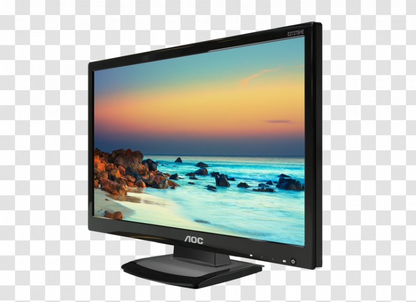 LED-backlit LCD Computer Monitors Television 16:9 1080p - Vga Connector - Hot Price Transparent PNG