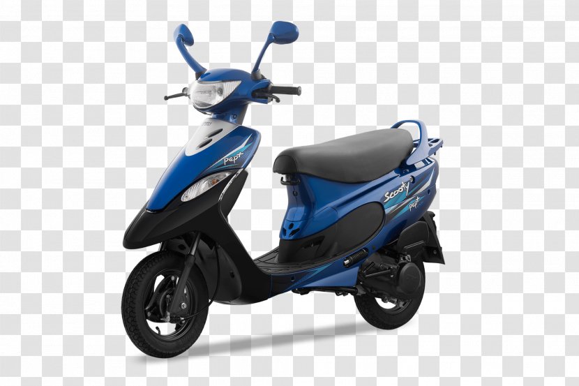 Car Scooter TVS Scooty Motor Company Motorcycle - Motorized Transparent PNG