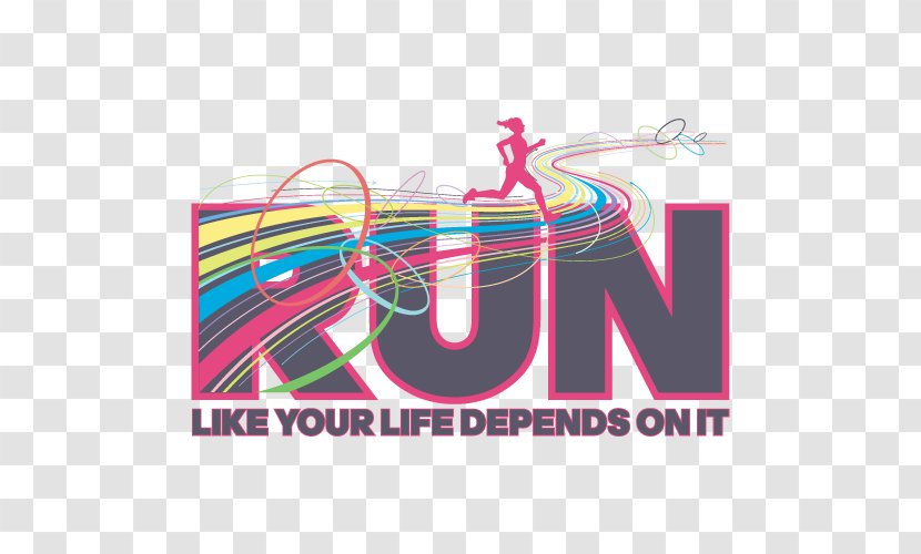Logo Brand Product Design Pink M - Athlete Running Transparent PNG