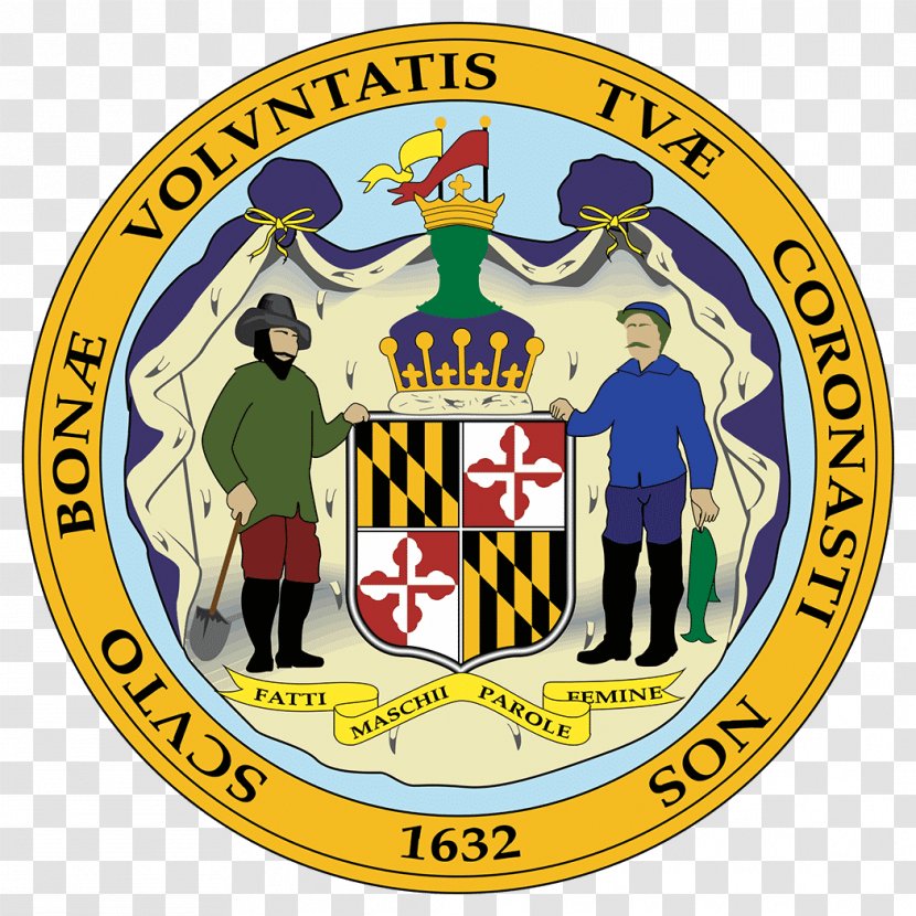 Seal Of Maryland Flag - Bath Salts Drug Transparent PNG