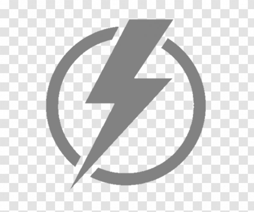 Electricity Symbol - Renewable Energy - Blackandwhite Logo Transparent PNG