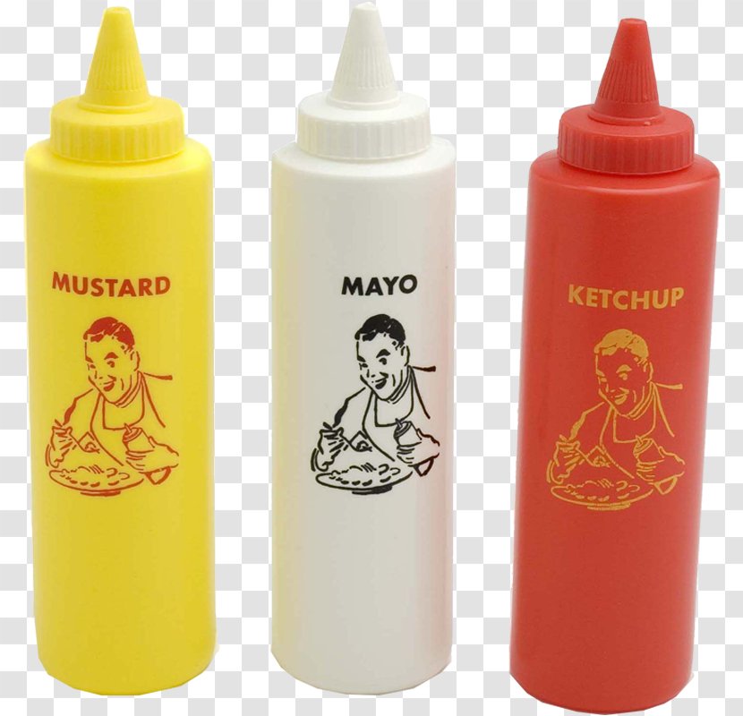 Barbecue Condiment Mustard Diner Bottle - KETCHUP Transparent PNG