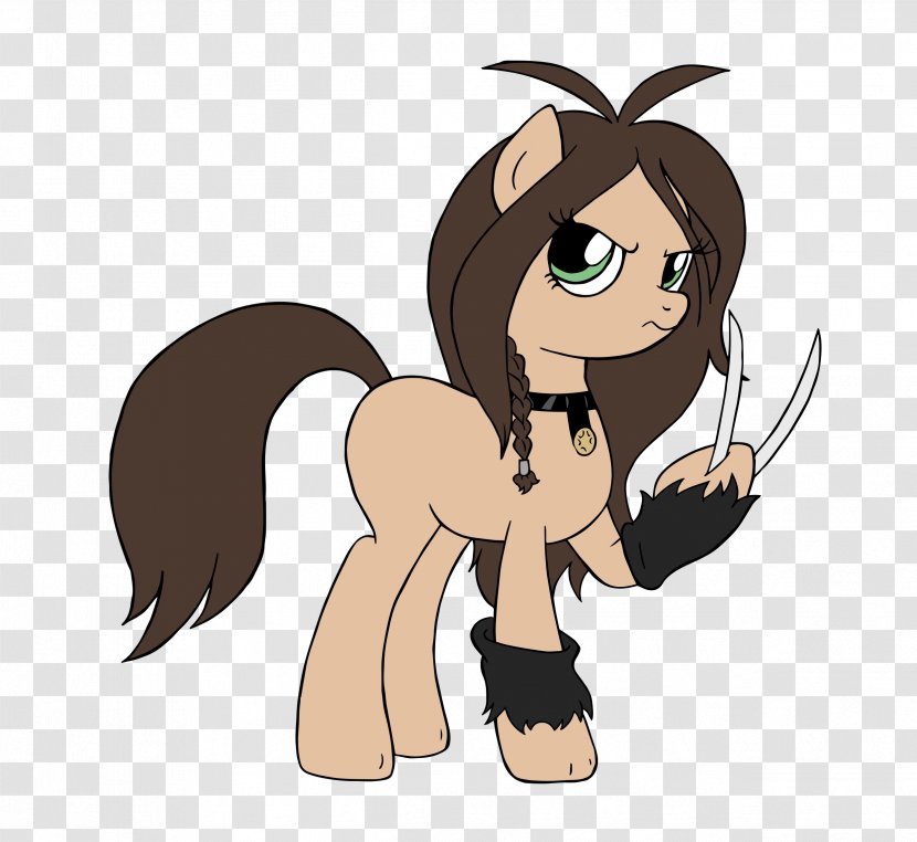 Pony X-23 Wolverine Sabretooth Horse - Silhouette - Kindness Transparent PNG