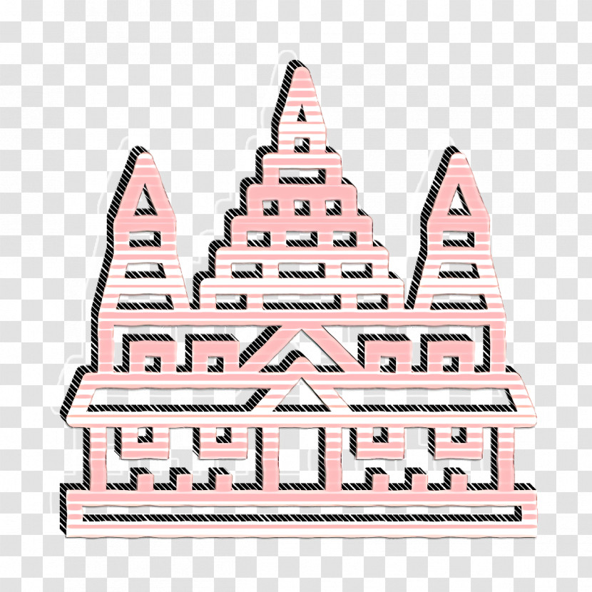 Thailand Icon Pattaya Icon Wat Yansangwararam Icon Transparent PNG