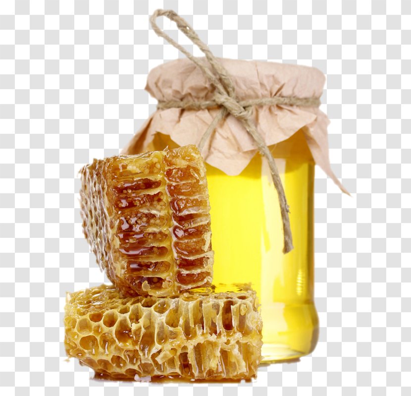 Bee Honeycomb - Honey - Honeypot Transparent PNG