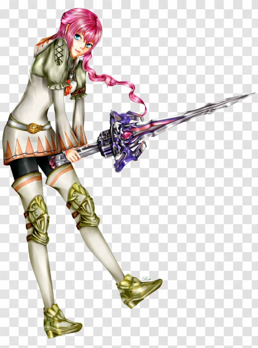 Lightning Dissidia Final Fantasy Serah Farron Kingdom Hearts Character - Mythical Creature Transparent PNG