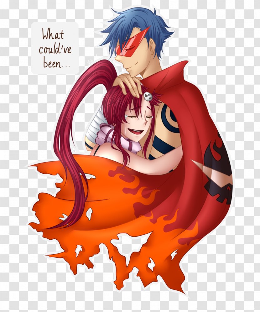 Kamina Rossiu Yoko Littner DeviantArt - Silhouette - Gurren Lagann Transparent PNG