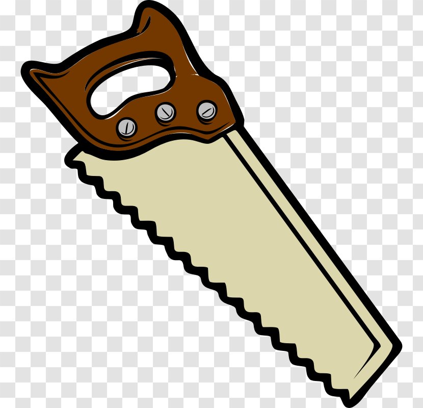 Hand Tool Saw Clip Art - Handsaw Transparent PNG