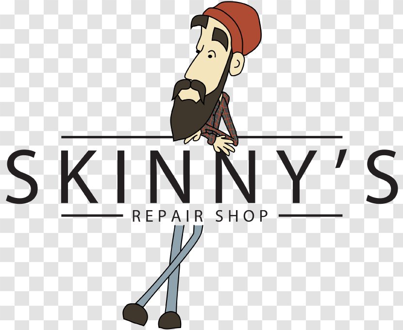 Skinny's Repair Shop Logo Phone Brand - Text - Mechanic Transparent PNG