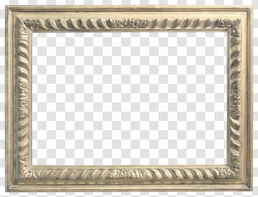 Picture Frames Paper White Canvas Printing - Poster - Gold Pattern Frame Transparent PNG