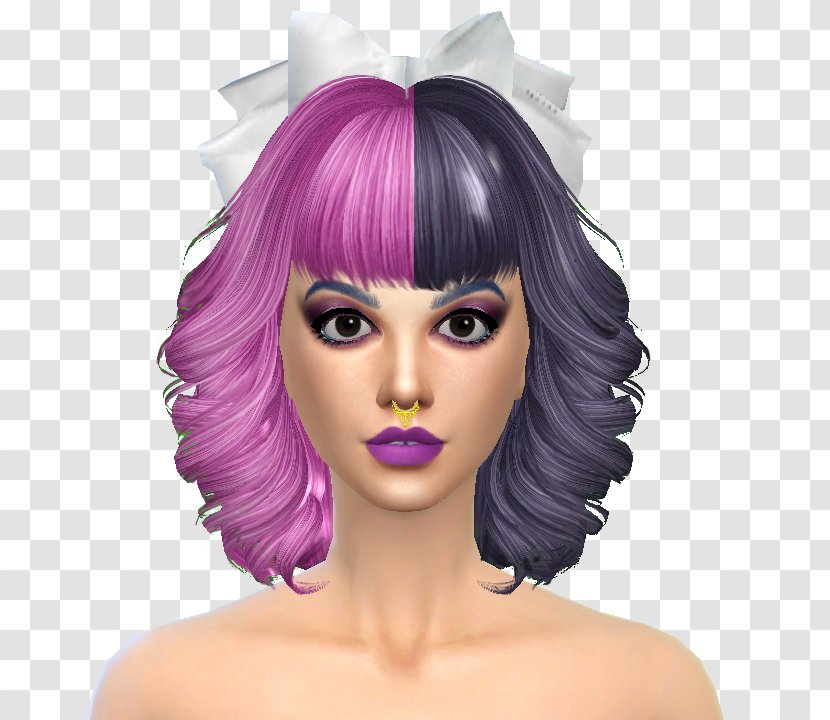 Melanie Martinez The Sims 4 3 - Long Hair Transparent PNG