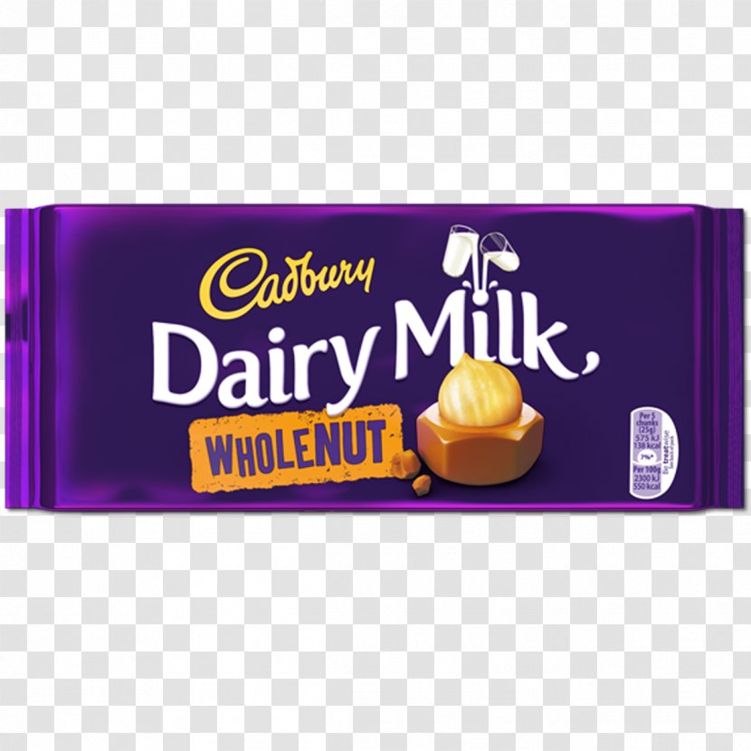 Chocolate Bar Cadbury Dairy Milk Nut - Hazelnut Transparent PNG