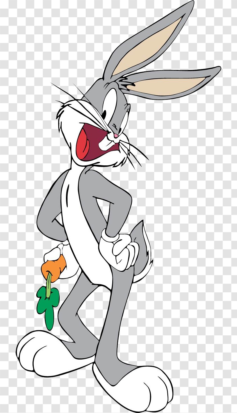 Bugs Bunny Looney Tunes Cartoon Clip Art - Mammal Transparent PNG