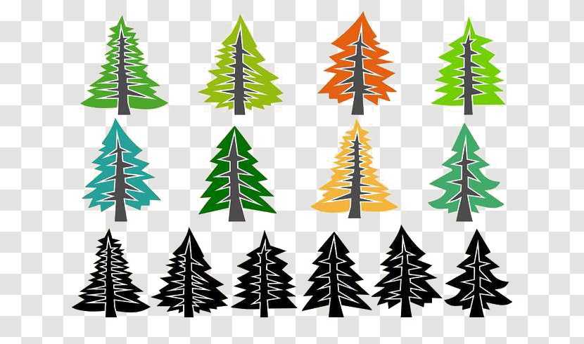 Pine Euclidean Vector Icon - Holiday Ornament - Christmas Tree Transparent PNG