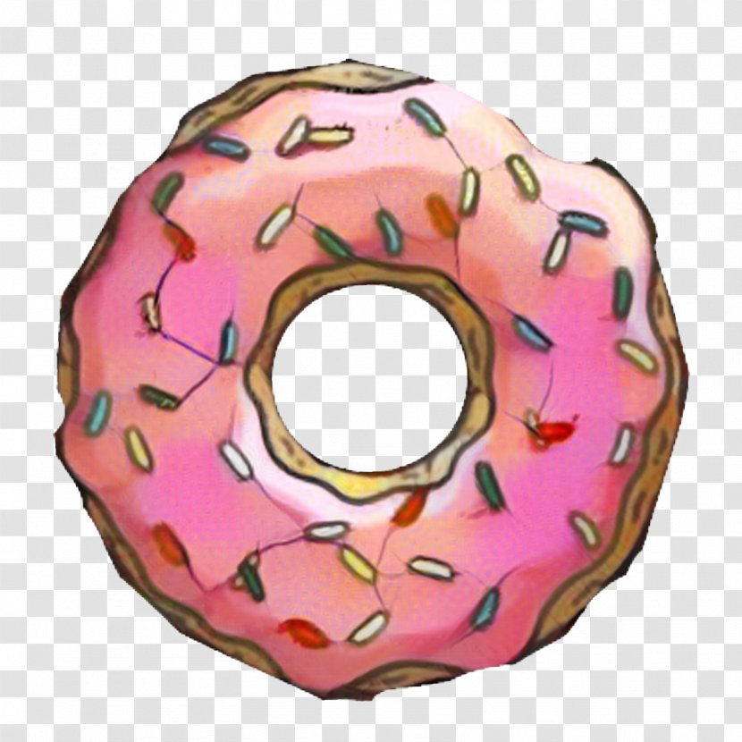 Pink Background - Food Bagel Transparent PNG