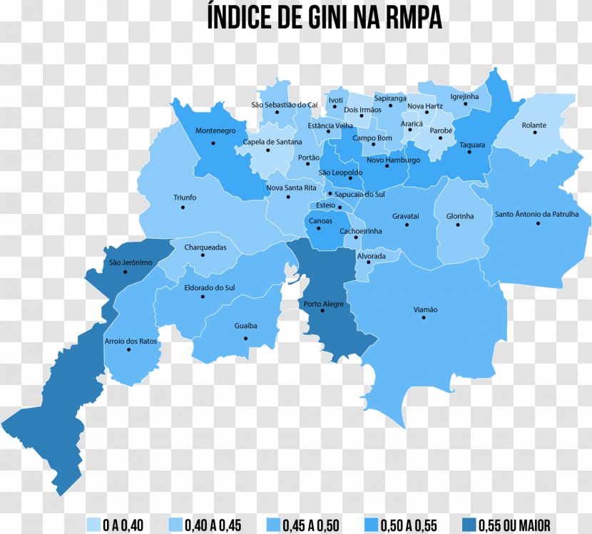 Greater Porto Alegre Sinos River Valley Eldorado Do Sul Unisinos - Metropolitan Area - Map Transparent PNG