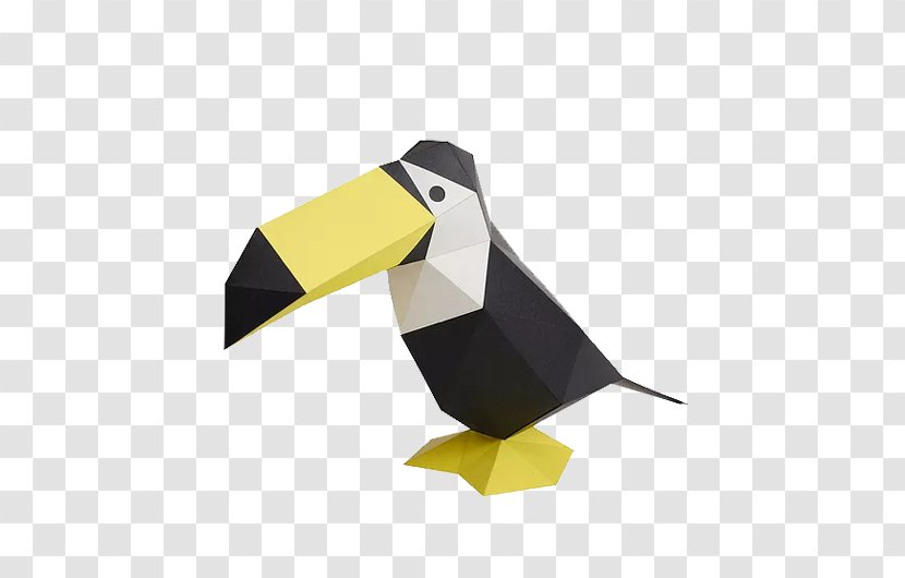 Paper Cat Parrot Penguin Toucan - Model - Toco Transparent PNG