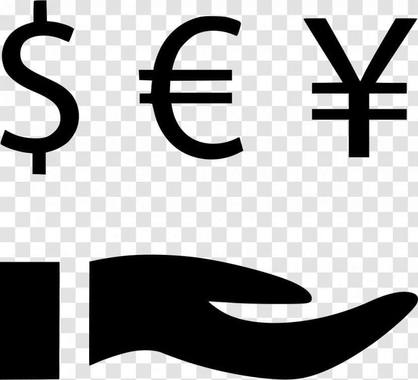 Currency Japanese Yen Euro Sign United States Dollar - Monochrome Transparent PNG