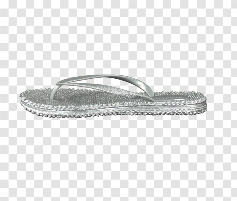 Flip-flops Silver Shoe Walking - Flipflops Transparent PNG