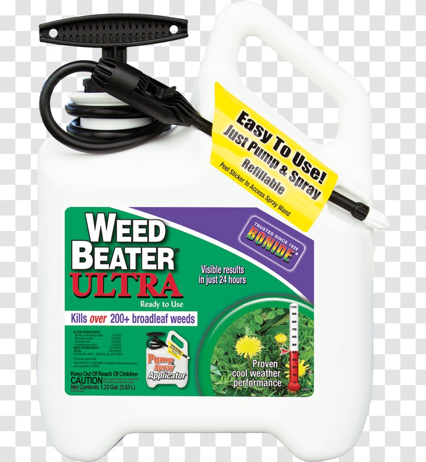 Herbicide Weed Control Lawn Bonide Products Inc - Gallon - Quart Transparent PNG