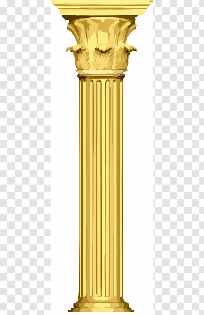 Column Classical Order Clip Art - Royaltyfree - Temple Transparent PNG