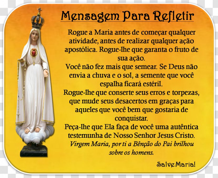 Message Our Lady Of Fátima God The Father Discourse - Miracle Transparent PNG