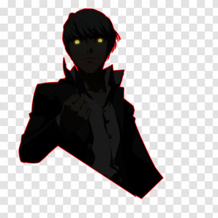 Black Hair Cartoon Character Silhouette Fiction Transparent PNG