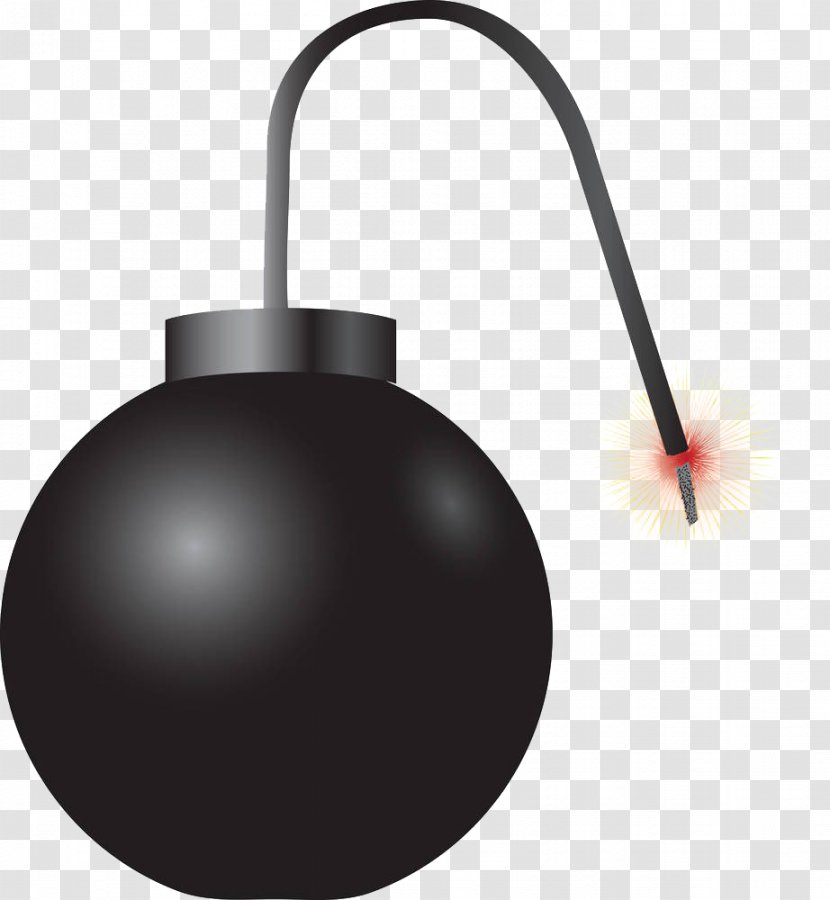 Fuse Bomb Stock Photography - Hand Painted Black Mines Transparent PNG