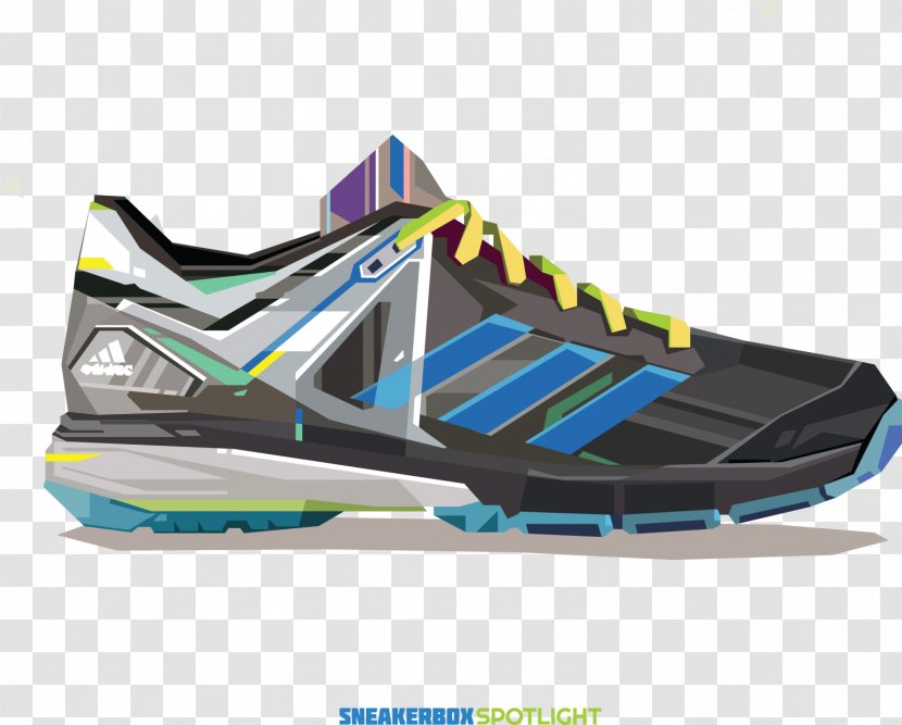 Adidas Shoelaces Sneakers - Cartoon - Sports Shoes Transparent PNG