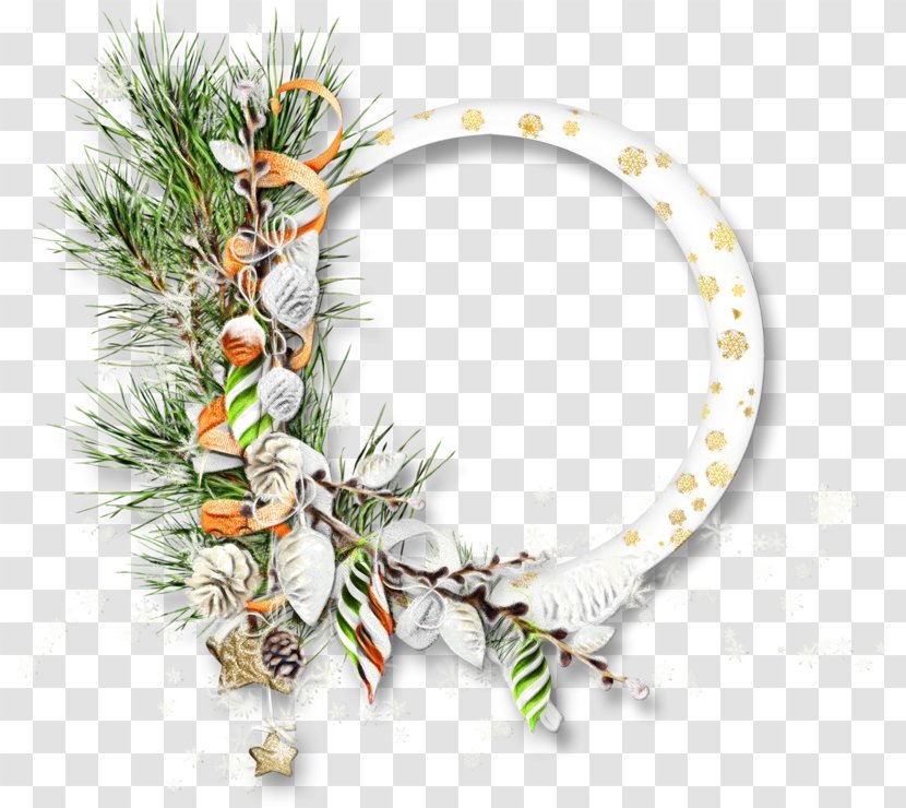 Christmas Tree Branch - Interior Design Wreath Transparent PNG