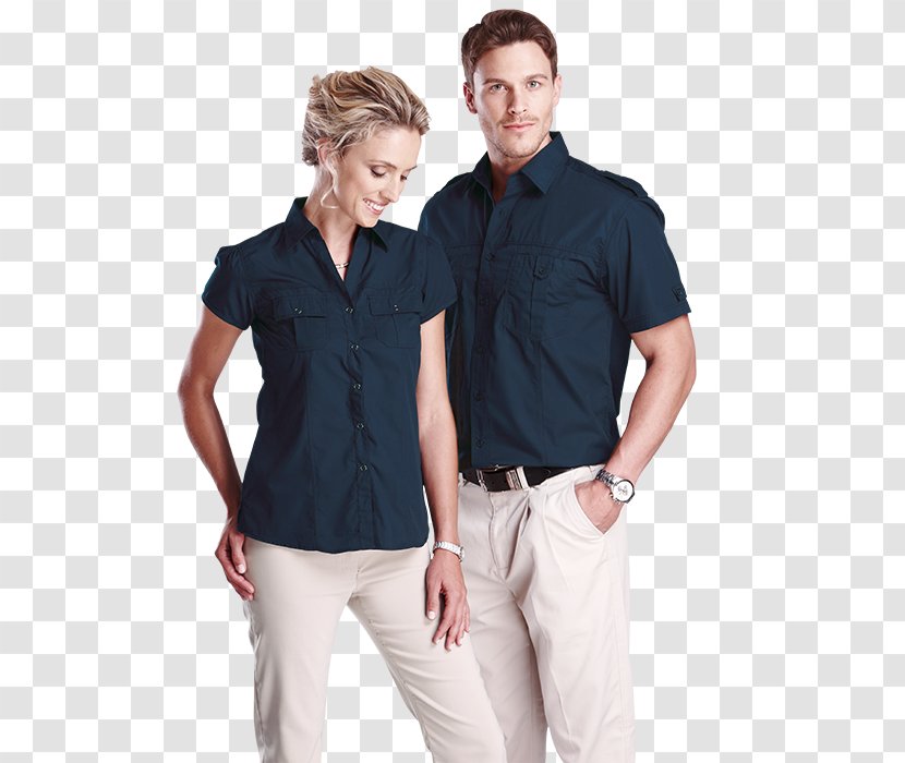 T-shirt Blouse Sleeve Dress Shirt - T Transparent PNG