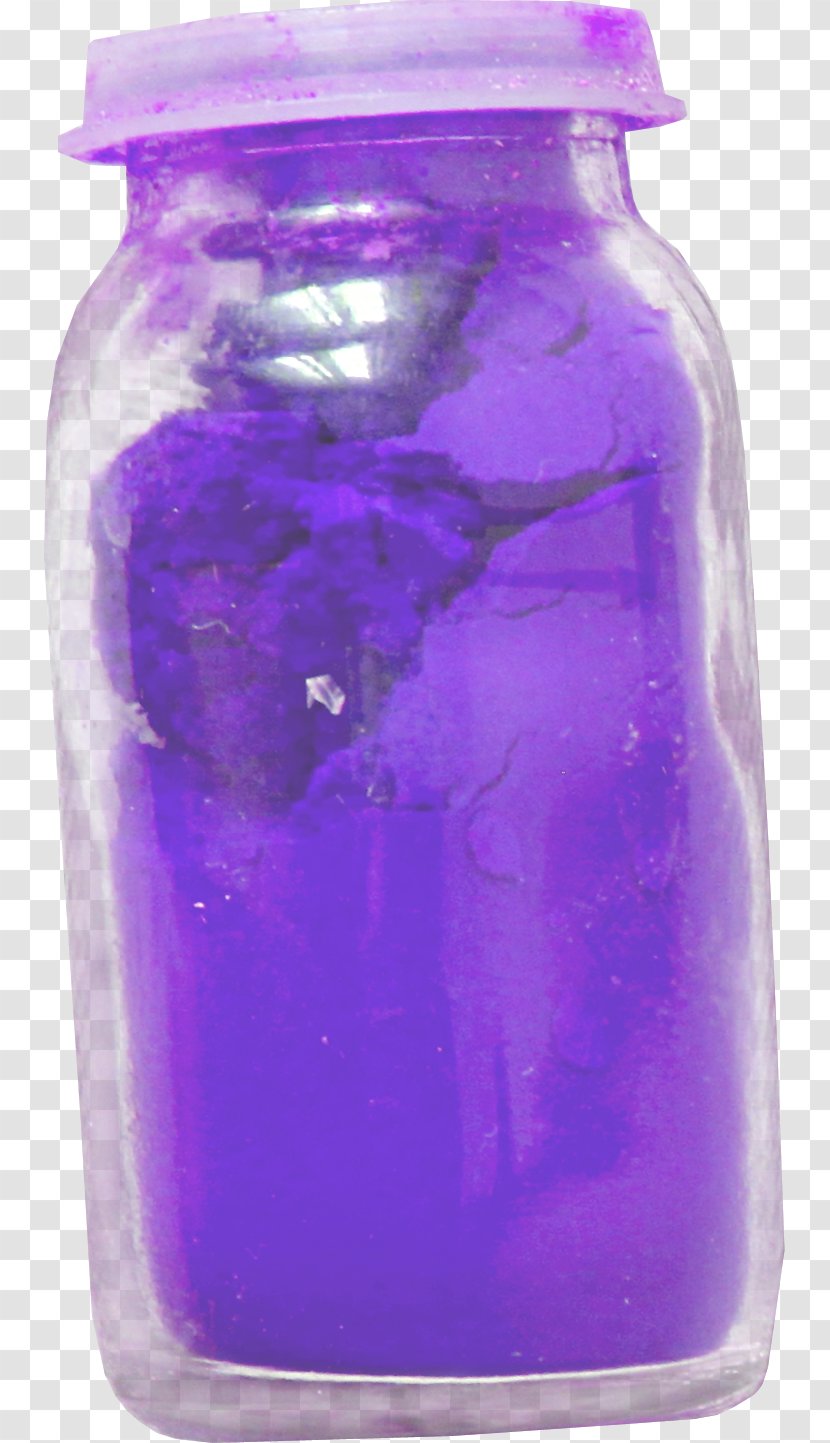 Glass Bottle Purple - Water Bottles - Pretty Transparent PNG