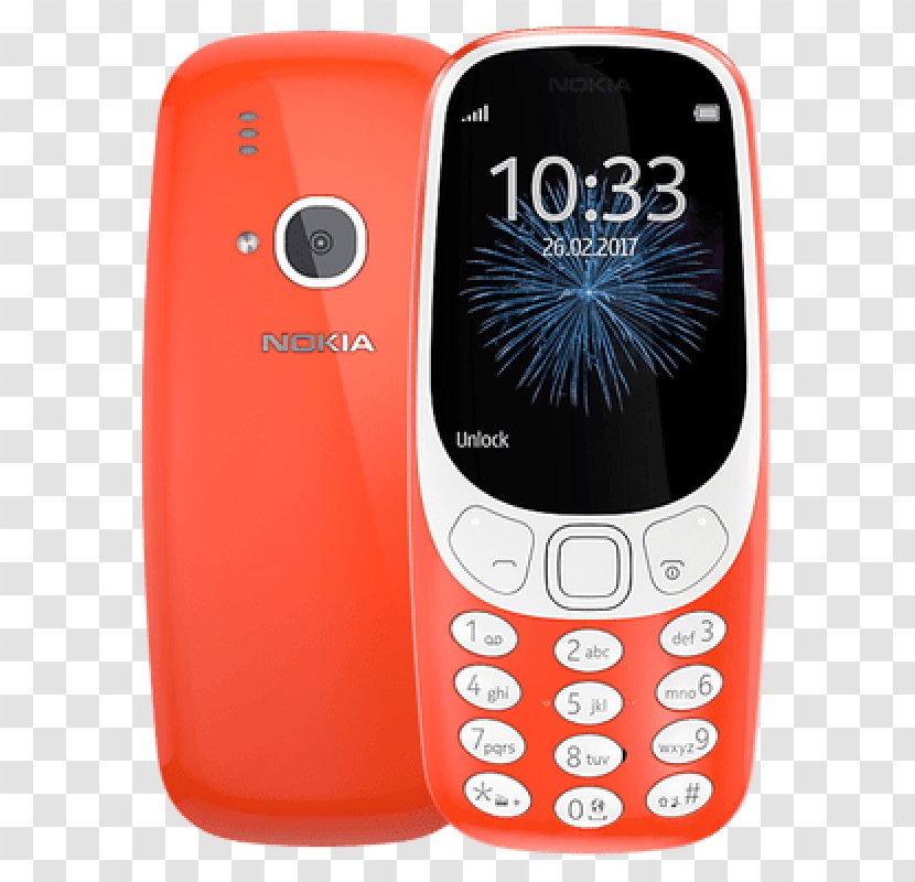 Nokia 3310 3G 諾基亞 Feature Phone - Subscriber Identity Module - Iphone Transparent PNG