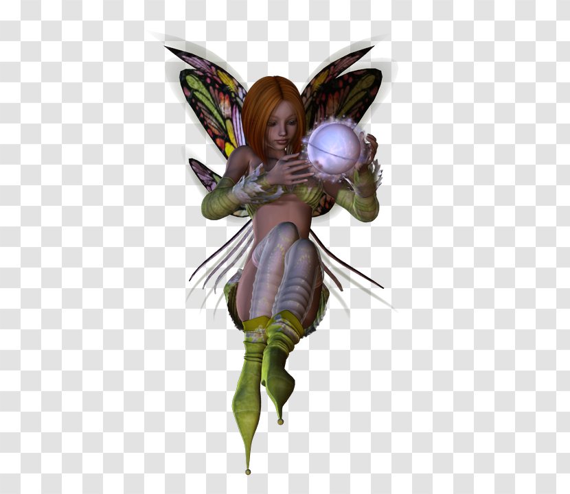Insect Fairy Figurine Pollinator - Membrane Winged - BRUJA Transparent PNG