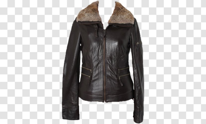 Leather Jacket Fur Clothing Coat Transparent PNG