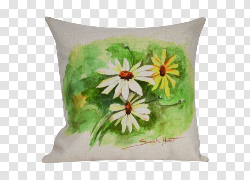Throw Pillows Cushion Garden Hollyhocks - Flower - Pillow Transparent PNG