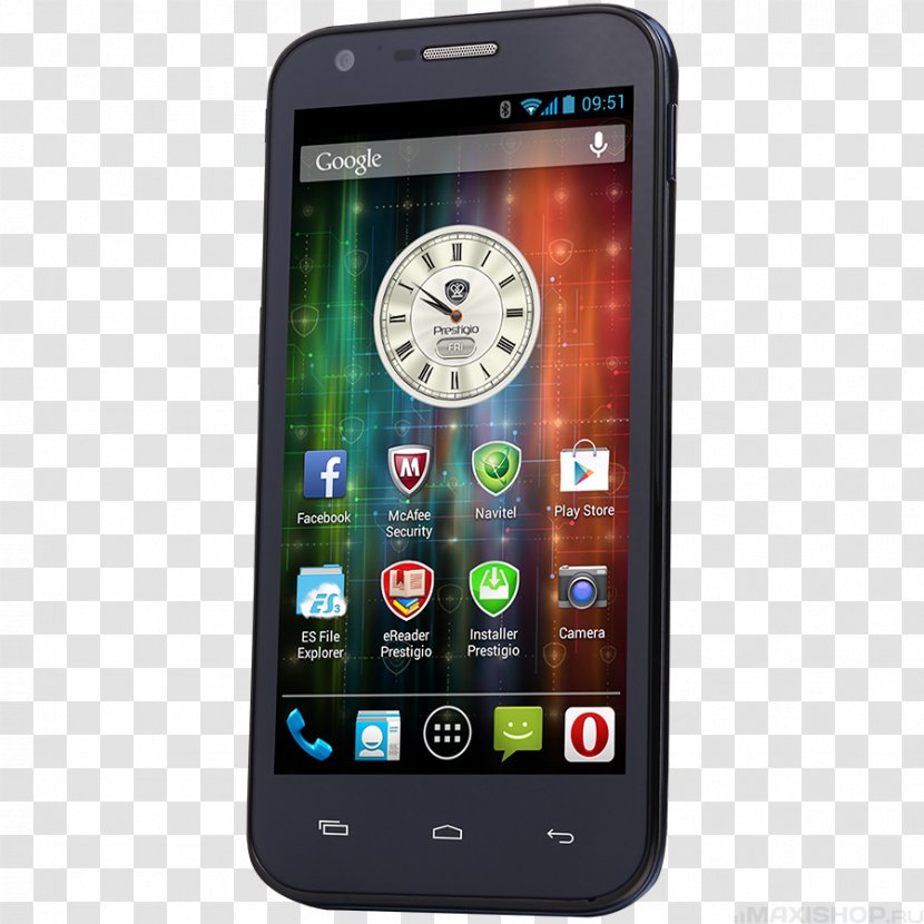Smartphone Feature Phone Prestigio MultiPhone 5501 Mobile 8500 DUO Telephone - Handheld Devices Transparent PNG