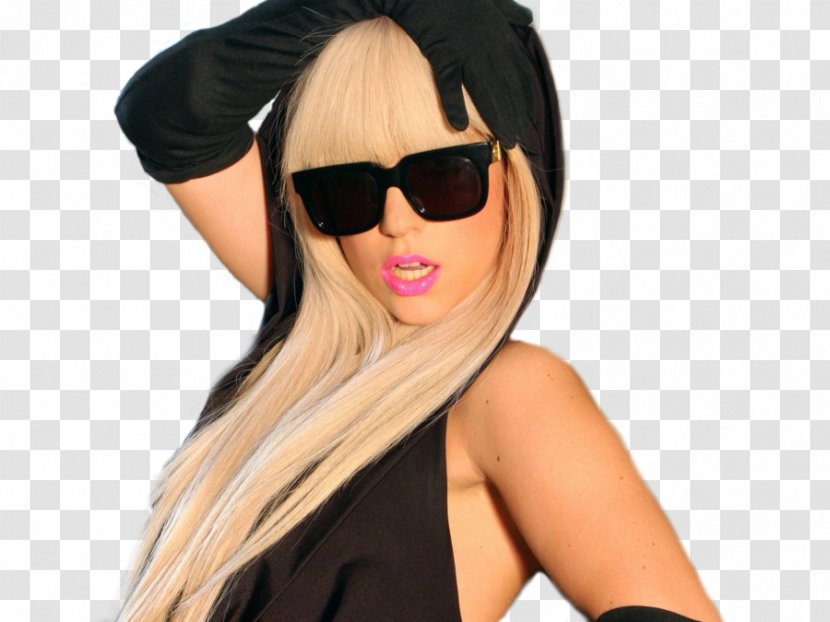 Lady Gaga The Fame Drawing - Sunglasses - Human Hair Color Transparent PNG