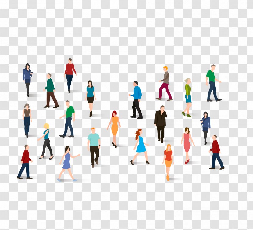 Business Resource Recruitment Web Design Company - Digital Marketing - Cartoon People Transparent PNG