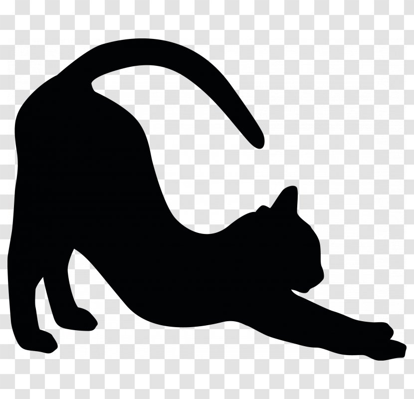 American Shorthair British Black Cat Sticker Decal - Noir Transparent PNG