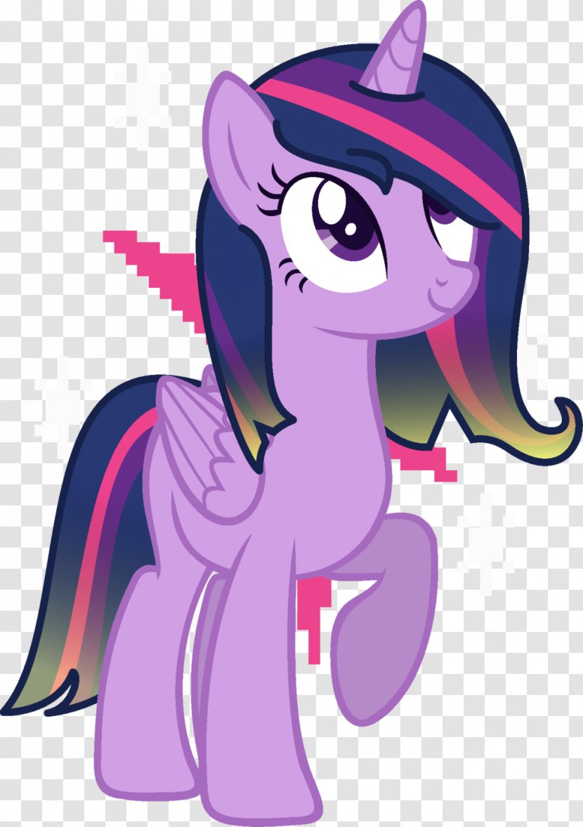 Pony Twilight Sparkle Rarity Pinkie Pie Horse - Purple Transparent PNG