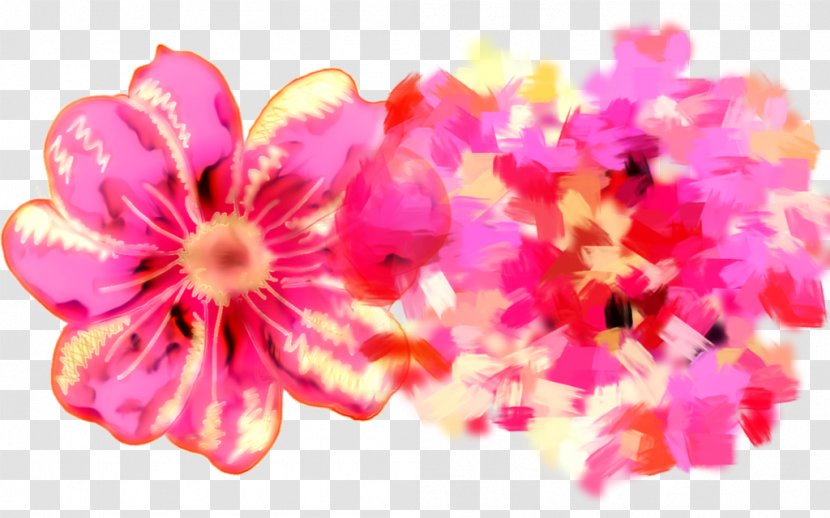 Floral Design Cut Flowers Blossom Pink M - Flower Transparent PNG